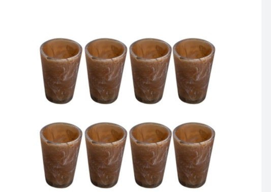 Tequileros de resina Terra juego de 8