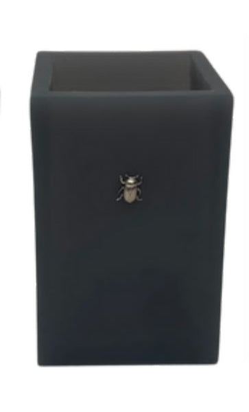 Vaso cuadrado humo