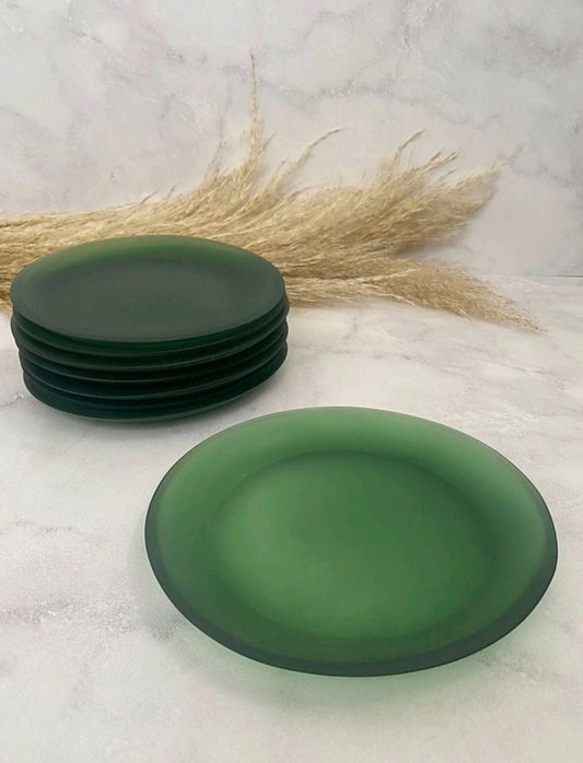 Platos botaneros juego de 8 verdes