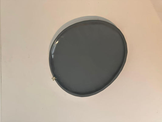 Charola irregular chica gris