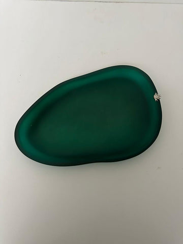 Charola irregular mediana verde