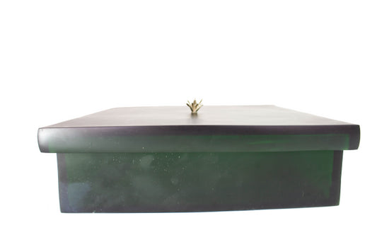 Caja resina verde