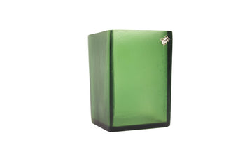 Vaso cuadrado verde
