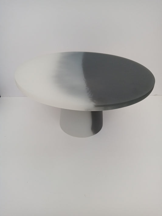 Pastelera de resina bicolor